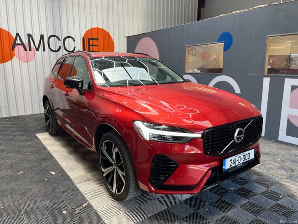 Volvo XC60 SUV, Petrol Plug-in Hybrid, 2024, Red