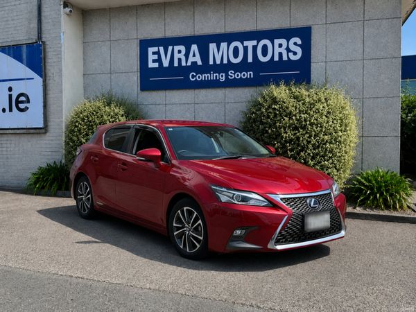 Lexus CT Hatchback, Petrol Hybrid, 2017, Red