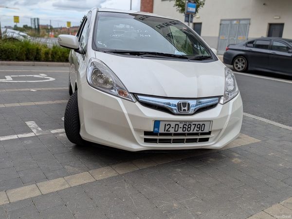 Honda Fit Hatchback, Petrol Hybrid, 2012, White