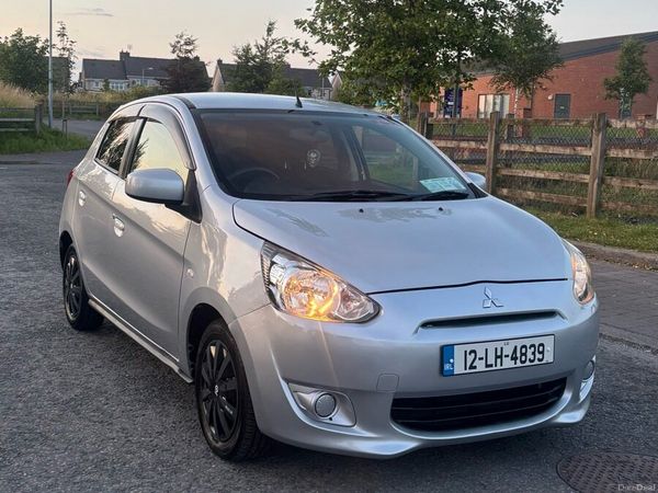 Mitsubishi Mirage Hatchback, Petrol, 2012, Silver