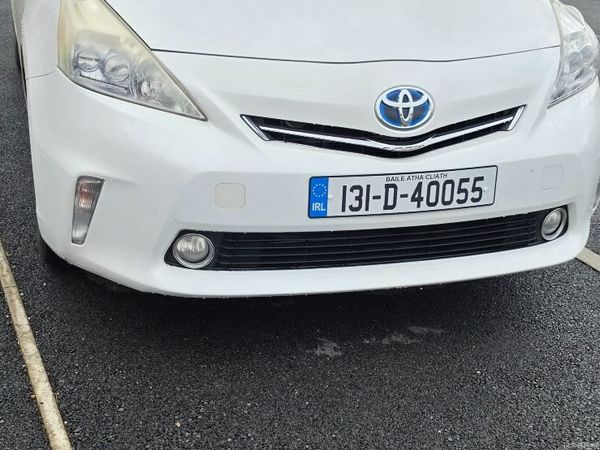 Toyota Prius MPV, Petrol Hybrid, 2013, White