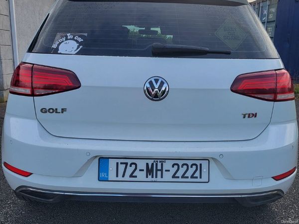 Volkswagen Golf Hatchback, Diesel, 2017, White