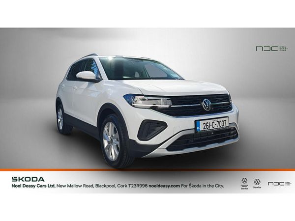 Volkswagen T-Cross SUV, Petrol, 2026, White