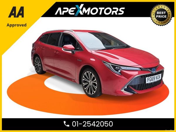 Toyota Corolla Estate, Petrol Hybrid, 2020, Red