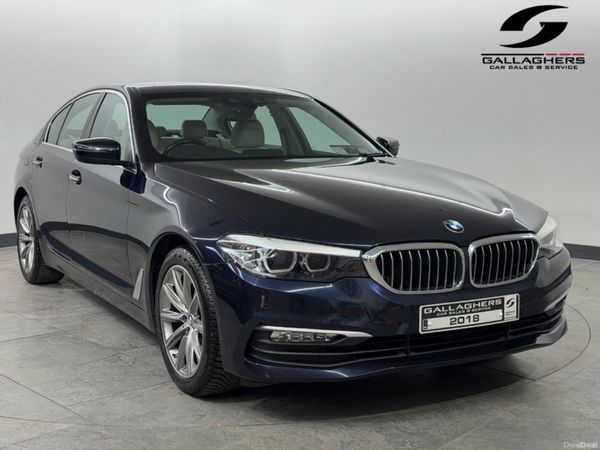 BMW 5-Series Saloon, Diesel, 2018, Blue