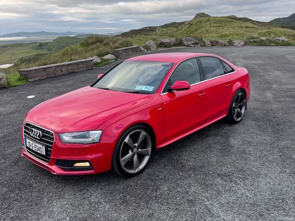 Audi A4 Saloon, Diesel, 2013, Red