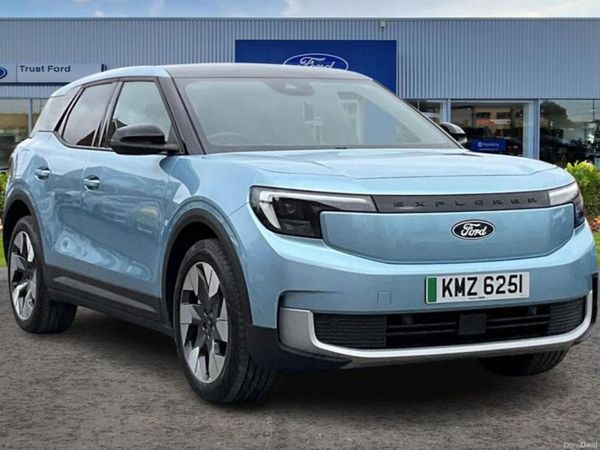 Ford Explorer SUV, Electric, 2026, Blue