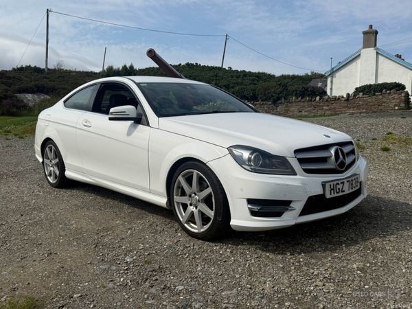 Mercedes-Benz C-Class Coupe, Diesel, 2014, White
