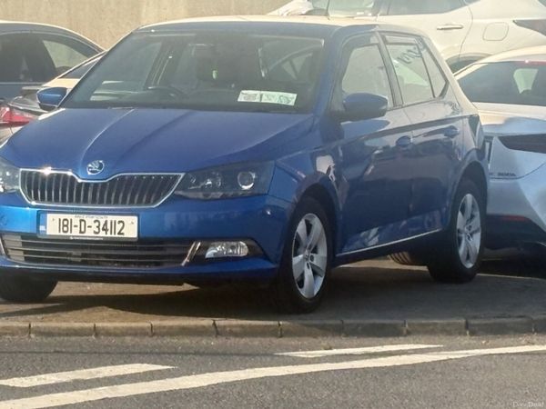 Skoda Fabia Hatchback, Petrol, 2018, Blue