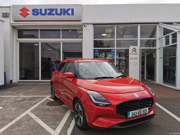 Suzuki Swift Hatchback, Petrol Hybrid, 2024, Red