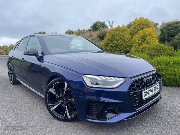 Audi A4 Saloon, Petrol, 2024, Blue