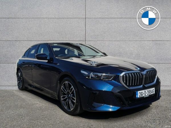 BMW 5-Series Saloon, Petrol Plug-in Hybrid, 2026, Blue