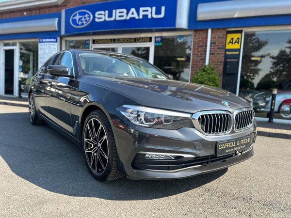 BMW 5-Series Saloon, Petrol Plug-in Hybrid, 2018, Grey