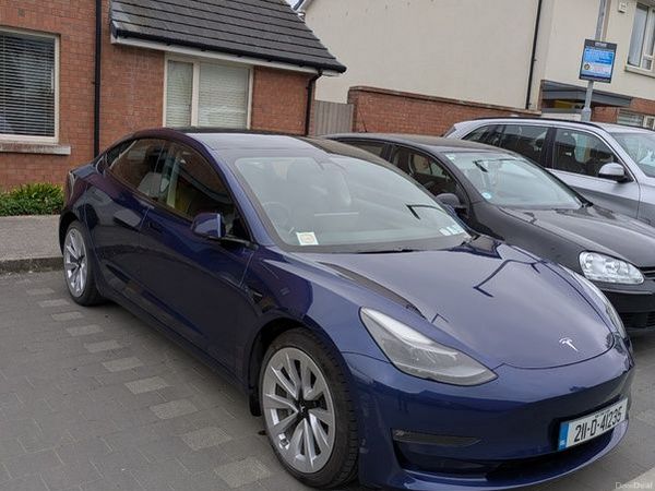 Tesla Model 3 Saloon, Electric, 2021, Blue
