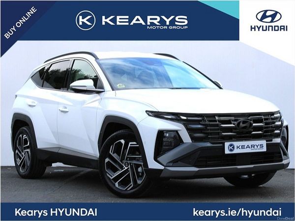 Hyundai Tucson SUV, Petrol Hybrid, 2024, White
