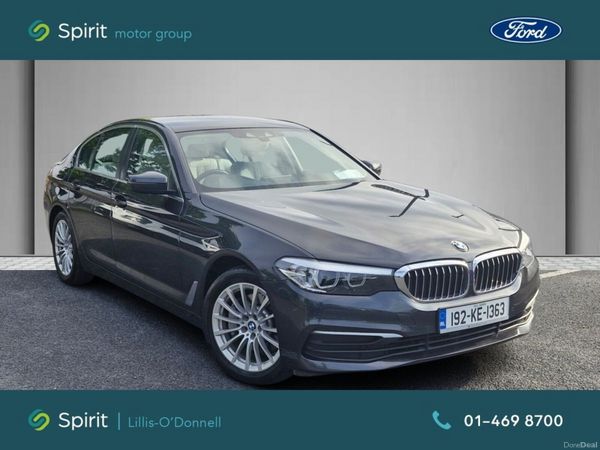 BMW 5-Series Saloon, Petrol Plug-in Hybrid, 2019, Grey