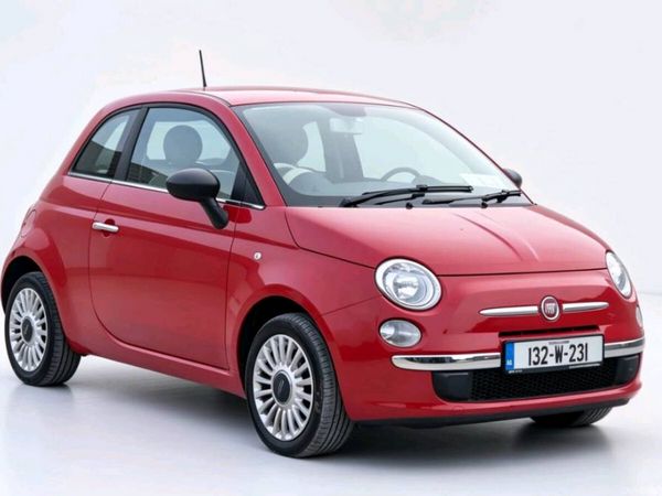 Fiat 500 Hatchback, Petrol, 2013, Red