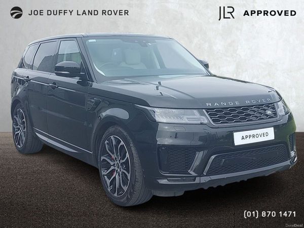 Land Rover Range Rover Sport SUV, Petrol Plug-in Hybrid, 2022, Black