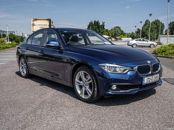 BMW 3-Series Saloon, Petrol Plug-in Hybrid, 2017, Blue
