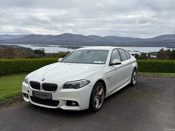 BMW 5-Series Saloon, Diesel, 2014, White