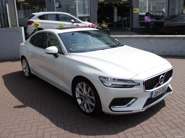 Volvo S60 Saloon, Petrol Plug-in Hybrid, 2020, White