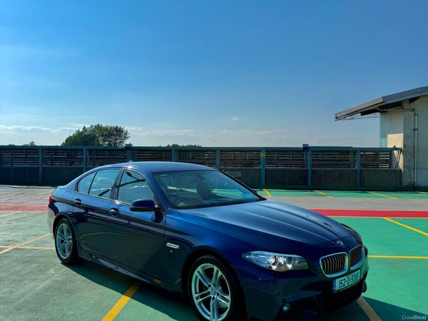 BMW 5-Series Saloon, Diesel, 2015, Blue