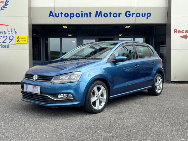Volkswagen Polo Hatchback, Petrol, 2016, Blue