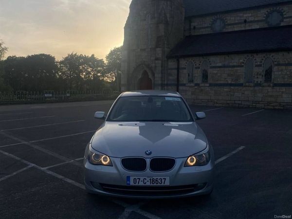 BMW 5-Series Saloon, Diesel, 2007, Silver
