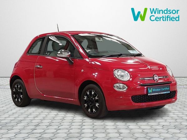 Fiat 500 Hatchback, Petrol, 2021, Red
