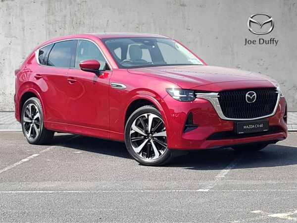 Mazda CX-60 SUV, Petrol Plug-in Hybrid, 2023, Red