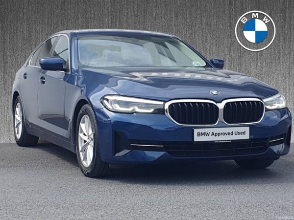 BMW 5-Series Saloon, Diesel, 2022, Blue