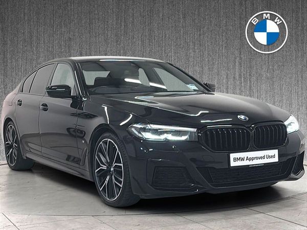 BMW 5-Series Saloon, Diesel, 2021, Black