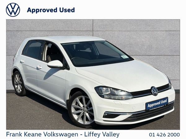 Volkswagen Golf Hatchback, Petrol, 2018, White