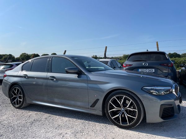 BMW 5-Series Saloon, Diesel, 2021, Blue