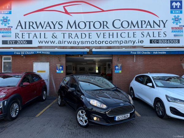 Ford Fiesta Hatchback, Petrol, 2015, Black