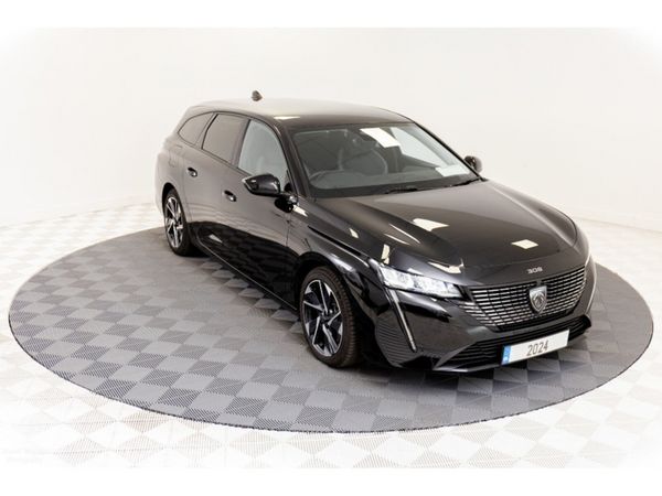 Peugeot 308 Estate, Petrol Plug-in Hybrid, 2024, Black