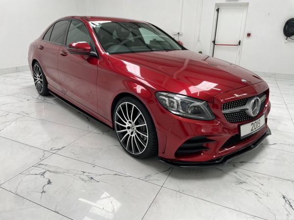 Mercedes-Benz C-Class Saloon, Diesel, 2019, Red