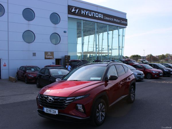 Hyundai Tucson SUV, Petrol Hybrid, 2021, Red