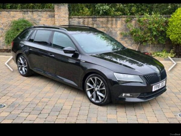 Skoda Superb Estate, Diesel, 2018, Black