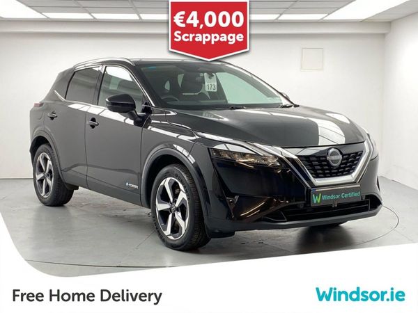 Nissan Qashqai MPV, Petrol Hybrid, 2023, Black