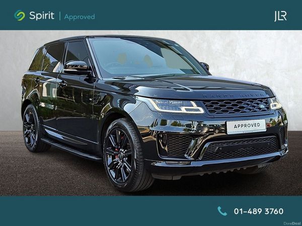 Land Rover Range Rover Sport SUV, Petrol Plug-in Hybrid, 2022, Black