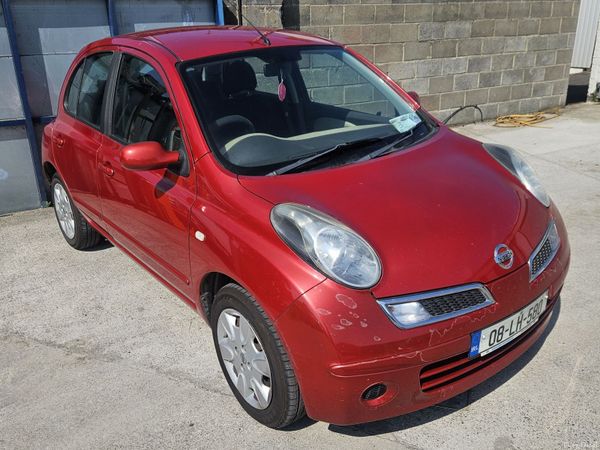 Nissan Micra Hatchback, Petrol, 2008, Red