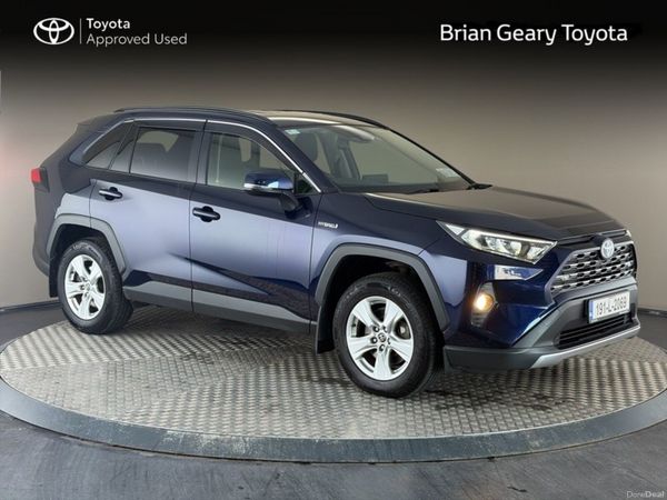 Toyota RAV4 SUV, Petrol Hybrid, 2019, Blue