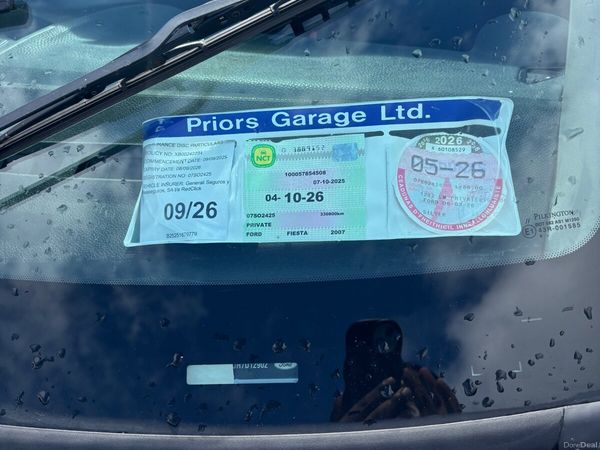 Ford Fiesta Hatchback, Petrol, 2007, Silver