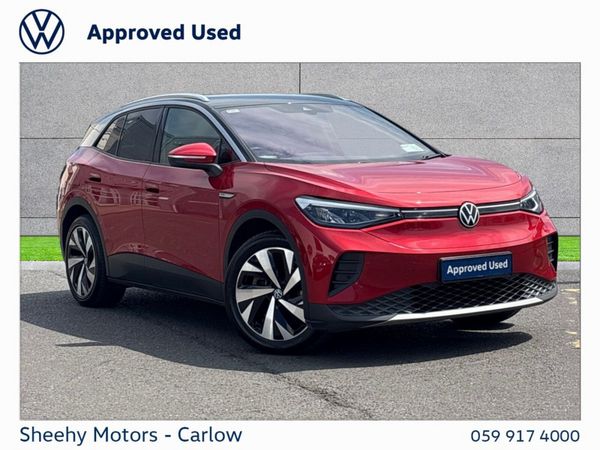 Volkswagen ID.4 SUV, Electric, 2022, Red