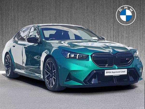 BMW M5 Saloon, Petrol Plug-in Hybrid, 2025, Green