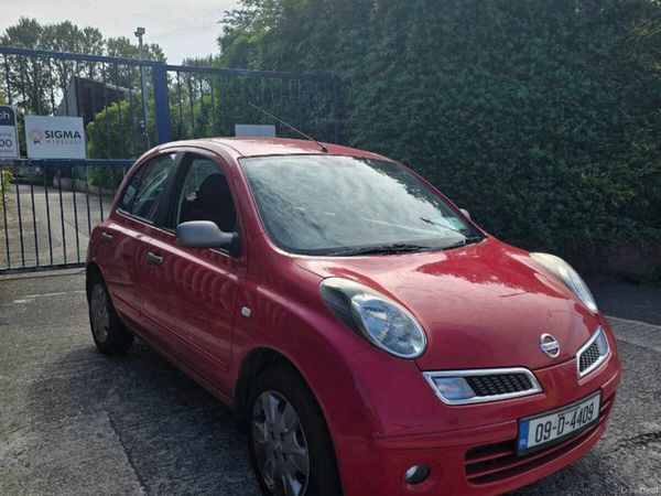 Nissan Micra Hatchback, Petrol, 2009, Red