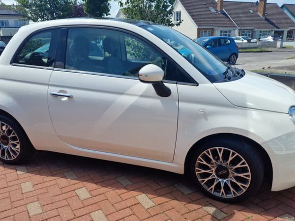 Fiat 500 Hatchback, Petrol, 2021, White