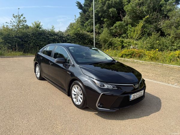 Toyota Corolla Saloon, Petrol Hybrid, 2020, Black