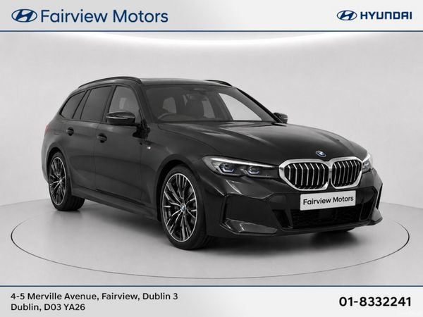 BMW 5-Series Estate, Petrol Plug-in Hybrid, 2025, Black